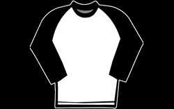 3/4 Sleeve Baseball Tee